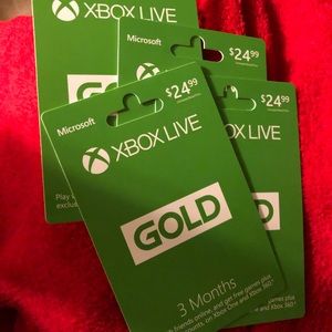 Xbox 3month Gold Passes
